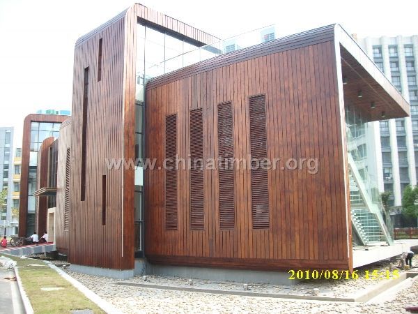 防腐碳化木扣板車圓異形加工