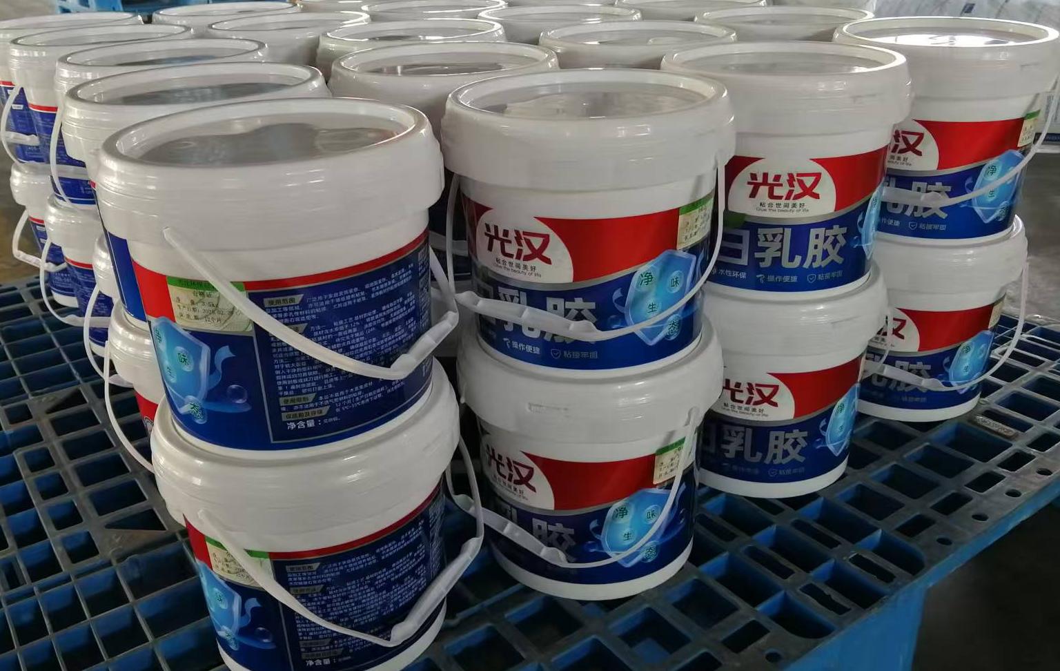 淄博光汉白乳胶厂家生产淄博白乳胶木工胶压板胶木皮胶