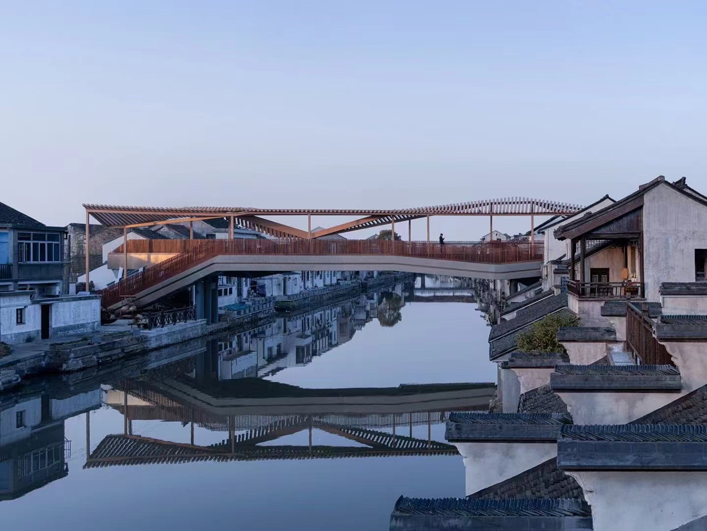 上海杭州苏州胶合木结构廊桥栈道