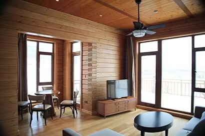 苏州胶合木刻楞小屋 民宿岗亭书亭小屋