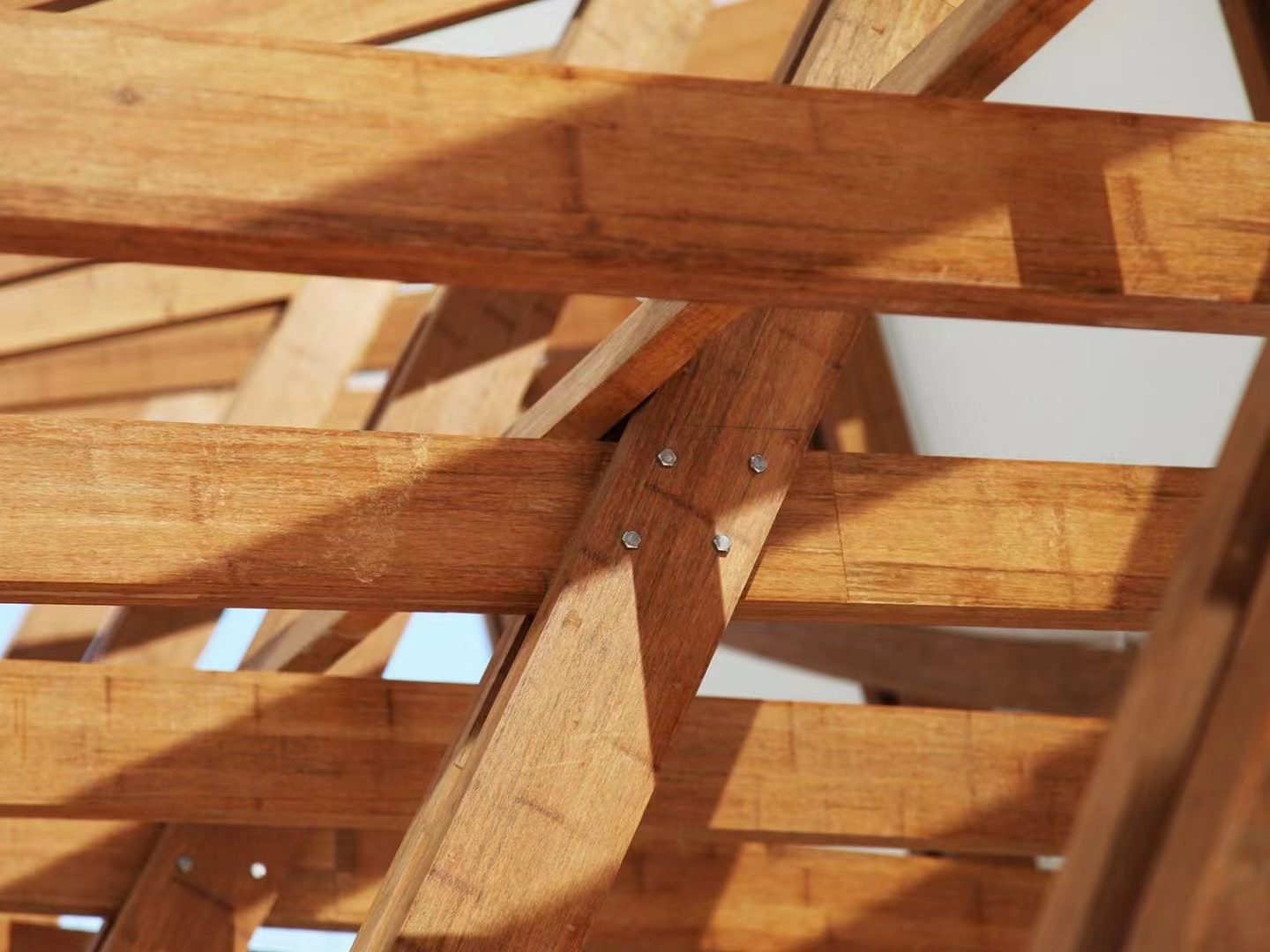 蘇州上海重竹弧形木結(jié)構(gòu)定制