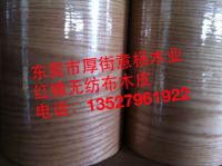 黑檀无纺布木皮，木皮封边条