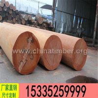 定做古建菠萝格防腐圆木柱