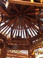 菠萝格防腐厂家辉森木业任意规格原木开料加工异形定做