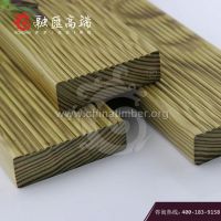 上海融汇高端南方松无节地板防滑槽