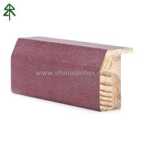 达立装饰 实木指接底漆贴合木皮门套线