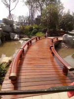 苏州防腐木栈道 户外景观公园民宿实木栈道