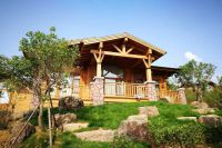 杭州苏州胶合木刻楞别墅 景观建筑设计