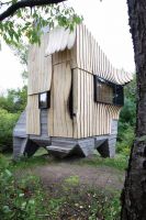 上海苏州树皮个性木屋 防腐木胶合木