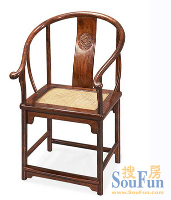 明式海南黄花梨锦地龙纹圈椅(伍炳亮作品)